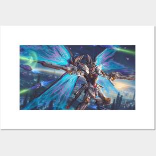 Strike Freedom Soul Blue ver Posters and Art